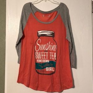 Red Camel 3/4 Top Size L